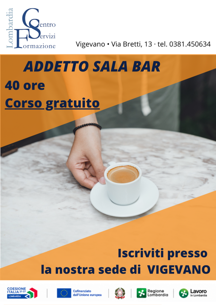 Addetto sala Bar - Vigevano